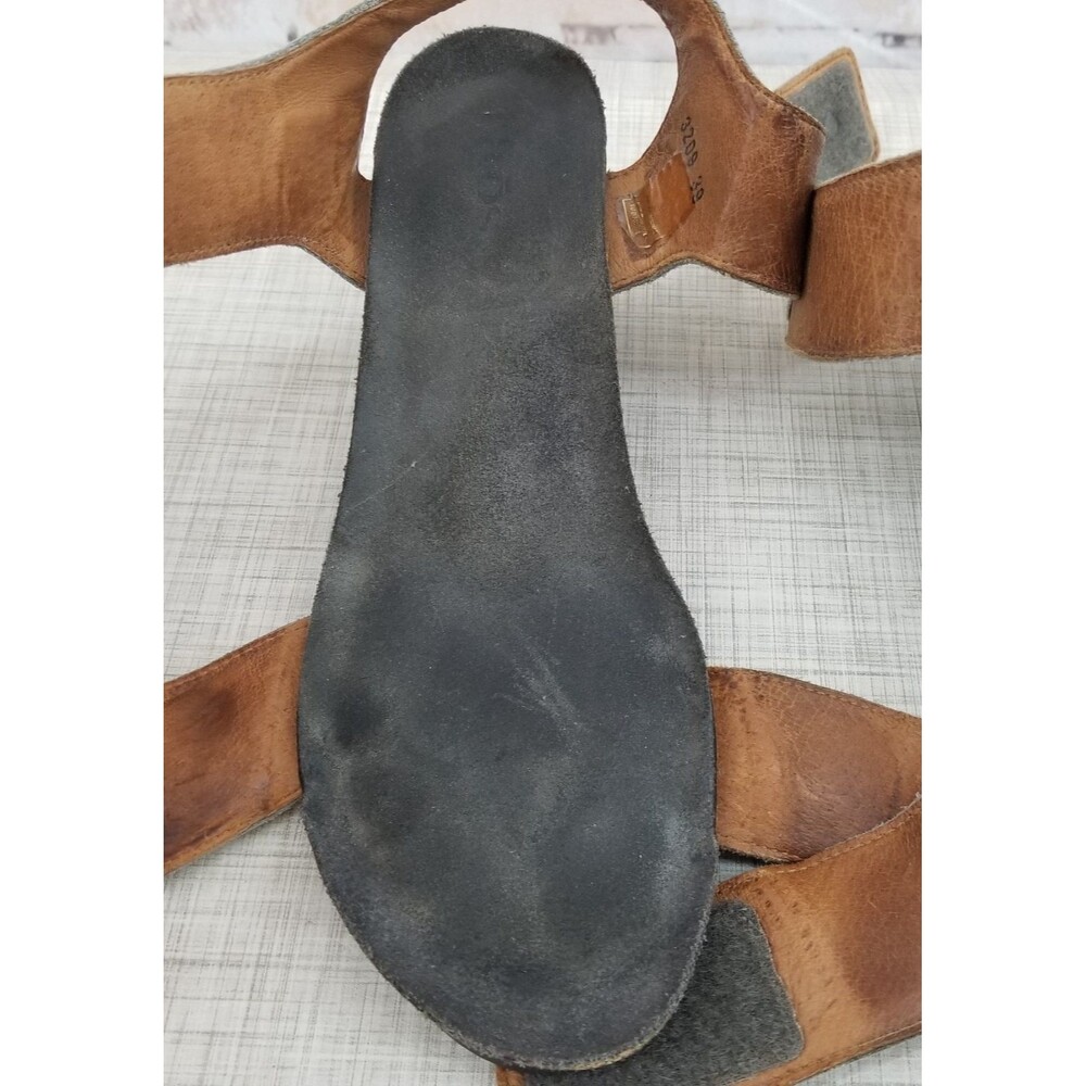 Taos Carousel 2 Grey Wedge Ankle Strap Sandle Women's Size 8/8.5 EU 39 - Picture 11 of 12